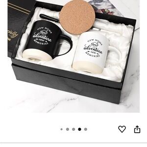 Black and White New Home Mug Set